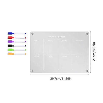 Magnetischer Monats- und Wochenplaner